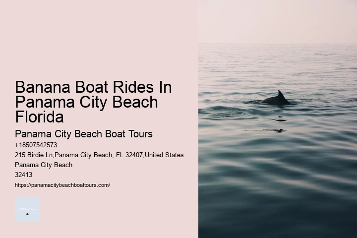 Banana Boat Rides In Panama City Beach Florida