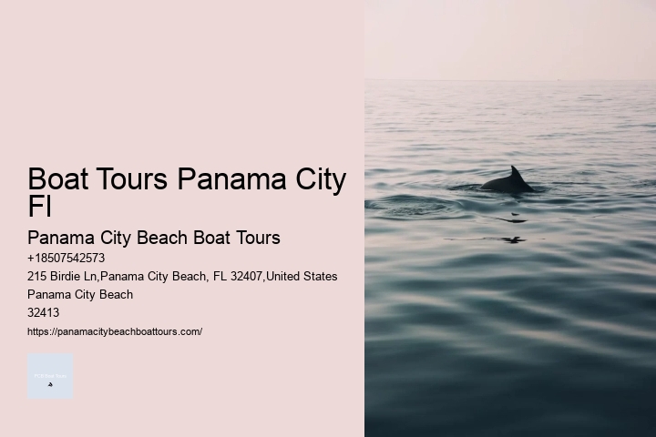 Boat Tours Panama City Fl