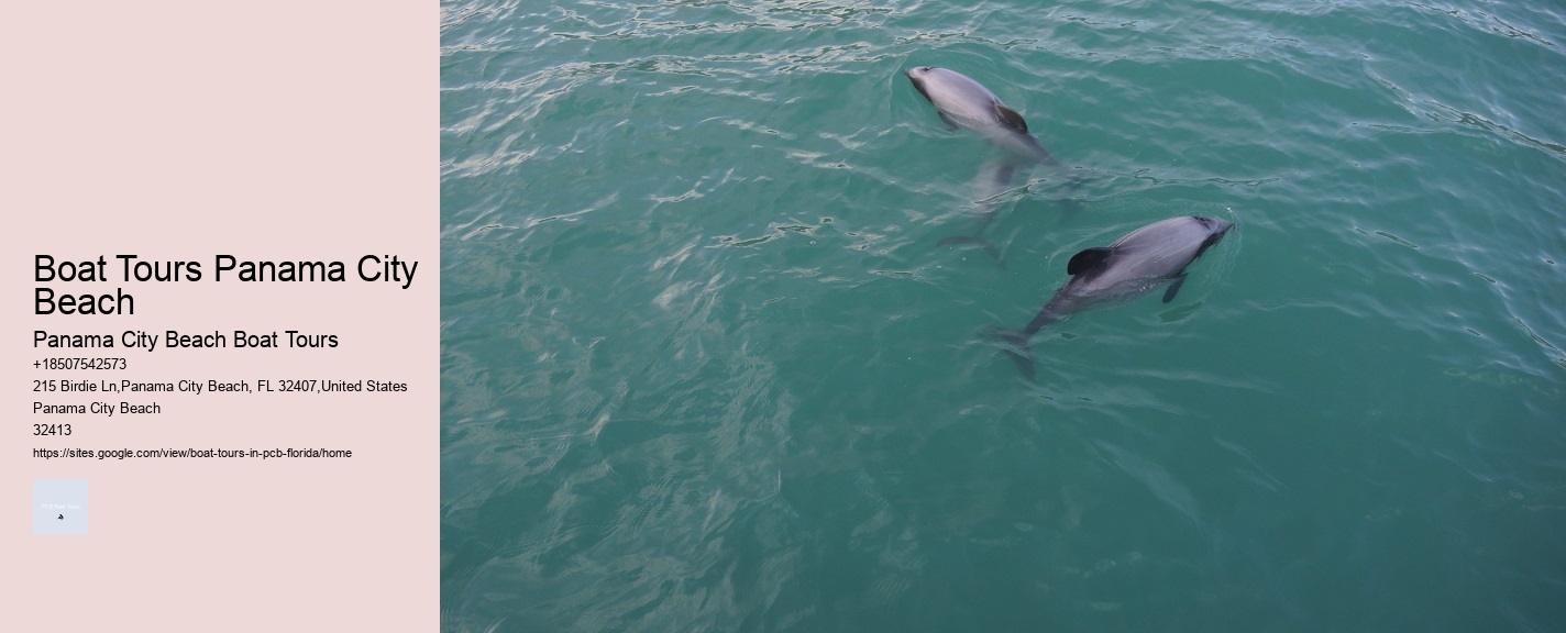 Boat Tours Panama City Beach