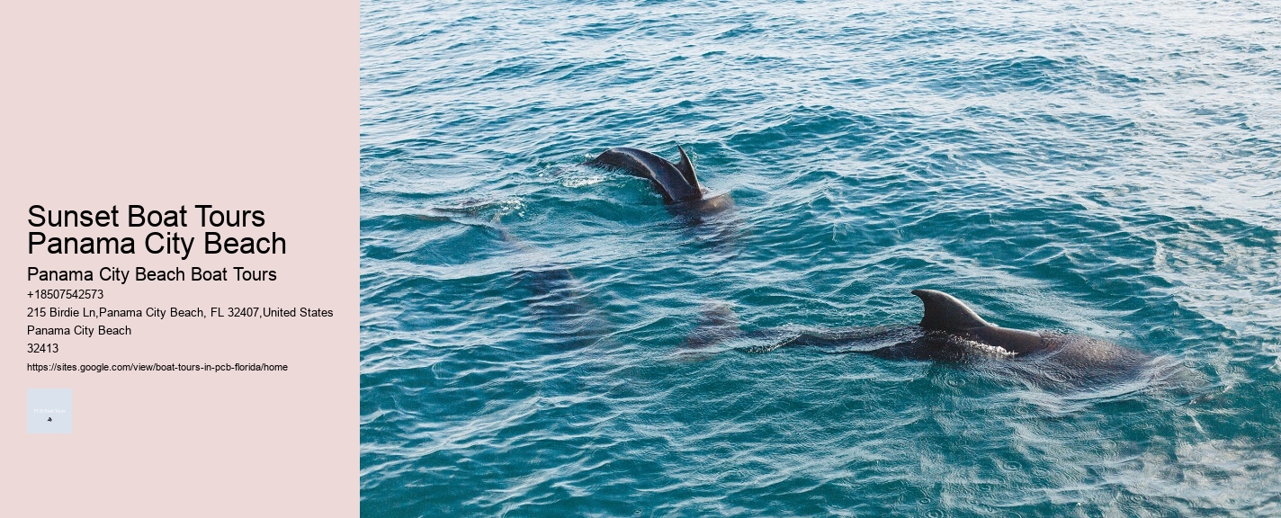 Sunset Boat Tours Panama City Beach