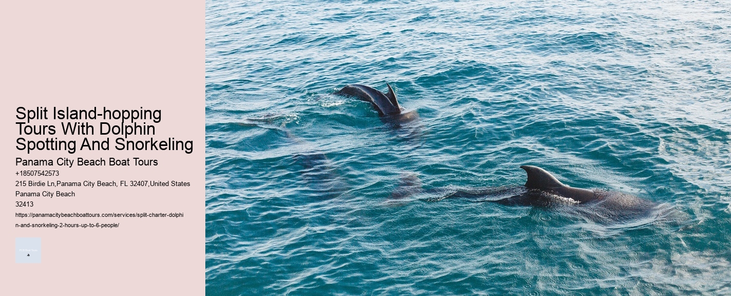 Split Island-hopping Tours With Dolphin Spotting And Snorkeling